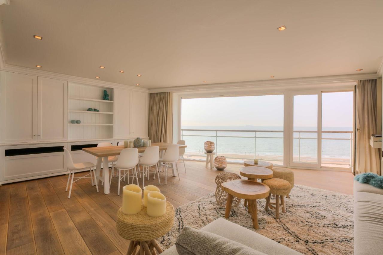 Appartementen Op De Zeedijk In Knokke Op De 3E En 4E Verdieping Van Logie Marie Exterior foto